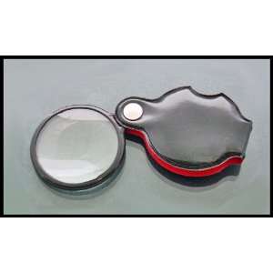 8x Pocket Magnifier With Pouch (27)  Industrial 