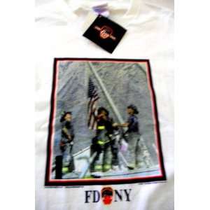 11 New York City Fire Department Ground Zero commemorative Tee FDNY 