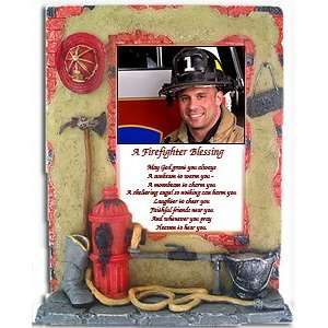 Fireman Gift   Firefighter Blessing for Him or Her in Fireman Picture 