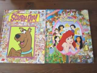 14 Look and Find Search Book Lot Scooby Doo! Disney I Spy Waldo Set 