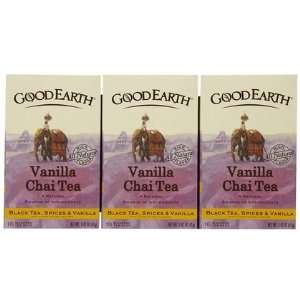  Good Earth Chai Vanilla, 18 ct, 3 ct (Quantity of 3 