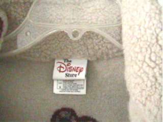 LADIES WINNIE THE POOH BEAR Fleece Sweater Jacket Disney Store SOFT 