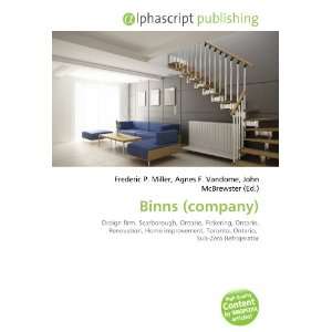  Binns (company) (9786134245012) Books
