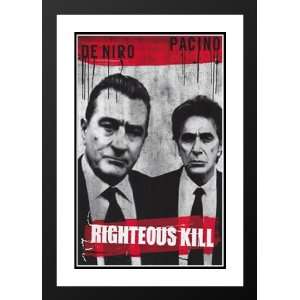Righteous Kill 32x45 Framed and Double Matted Movie Poster   Style A 
