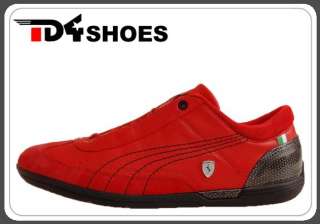 Puma Driving Power LO SF Red Black New 2011 Mens Racing Casual Shoes 