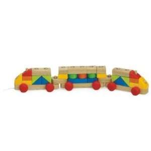  Voila Wooden Super Train Pull Toy (High Speed Puzzle Toy 