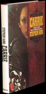STEPHEN KING   Carrie   SIGNED 1ST EDITION, 1ST BOOK  