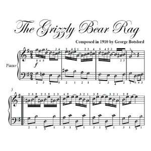    Grizzly Bear Rag Easy Piano Sheet Music: George Botsford: Books