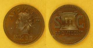 Medal Provident Bank SC, Augustus XIX BC  