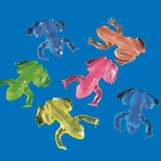 48 Squishy STRETCHY FROGS Kids Birthday Party Favors 4 Dozen 