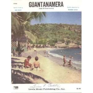  Sheet Music Guantanamera Jose Marti 51 