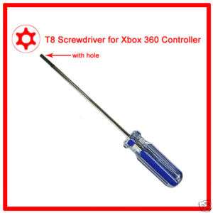 Torx T8 Screw driver for Xbox 360 Controller with hole  
