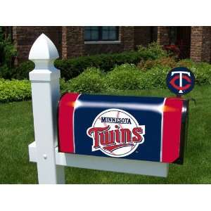 Minnesota Twins Mailbox Cover and Flag 