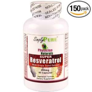  Super Trans Resveratrol w/ Grape Seed Extract 200mg 