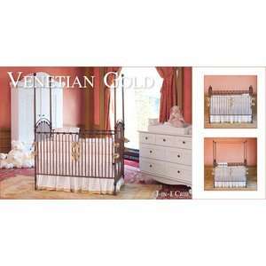  Bratt Decor Venetian Gold / Chelsea 3 Piece Crib Set: Baby