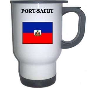 Haiti   PORT SALUT White Stainless Steel Mug