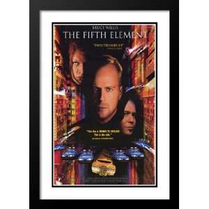 The Fifth Element 20x26 Framed and Double Matted Movie Poster   Style 