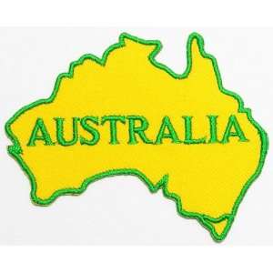 SALE Cheap 2.5 x 3.1 Australia Map Clothing Jacket Shirt Embroidered 