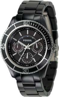 Fossil Stella Black Resin Multifunction Watch ES2541  
