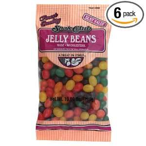 Snak Club Jelly Beans, 10 ounce bags, (Pack of 6):  Grocery 