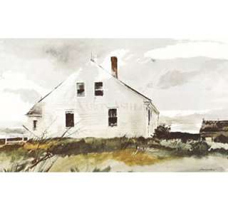 BRADFORD HOUSE by Andrew Wyeth 12 X 20  