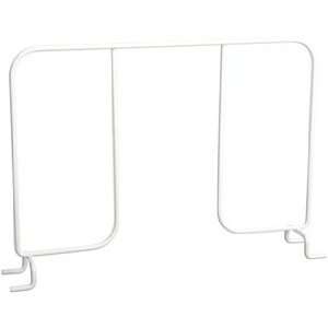    CLEARANCE12 Profile Wire Shelf Divider White