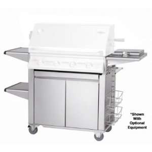  ALP22640 4 Burner Stainless Steel Cabinet Trolley with Two 