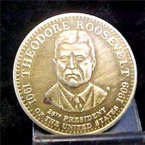 Theodore Roosevelt 26th President USA Token  8848  