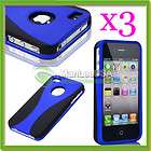 3x New Blue 3 Piece Hard Case Cover Skin