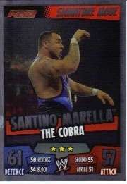 WWE Slam Attax Rumble Signature Card 27 Santino Marella  