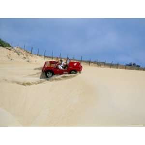 Dune Buggy on Sand Dunes, Pitangui, Natal, Rio Grande Do Norte State 