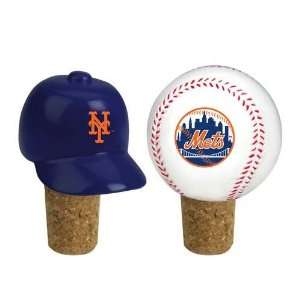 New York Mets Mlb Wine Bottle Cork Set (2.25) Sports 