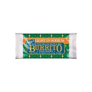 Amys Organic Beans and Rice Burrito Light in Sodiom, 6 Oz (Pack of 12 