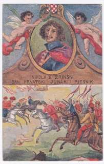 Yugoslavia Nikola II Zrinski Early 1900s Art Postcard. All items we 