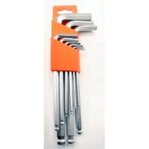   of 2 NEW 9pc SAE Ball Point Hex Key Allen Wrench