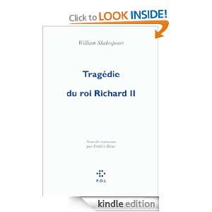 Tragédie du roi Richard II (POESIES THEATRE) (French Edition 
