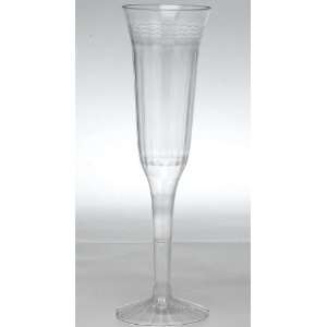  5 oz 1 Piece Square Champagne Glass Clear Pack Of 6: Toys 
