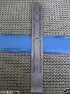 Blue Point Snap On GA 2B Precision Steel Ruler 6   