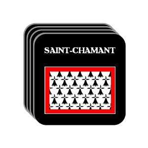  Limousin   SAINT CHAMANT Set of 4 Mini Mousepad Coasters 