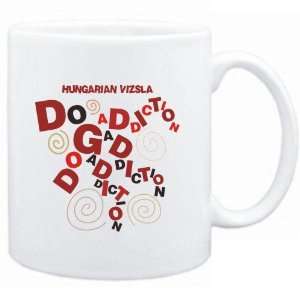 Mug White  Hungarian Vizsla DOG ADDICTION  Dogs:  Sports 