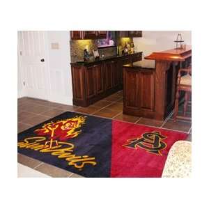  Arizona State Sun Devils Floor Rug (5x8): Sports 