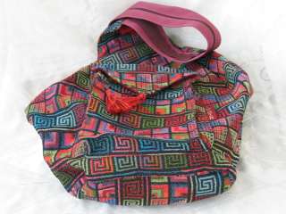 XL Ethnic Woven Backpack Handbag Shoulder Tote Washable Purse Anter 