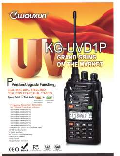 USA Seller Wouxun KG UVD1P Dual Band Two Way Radio  