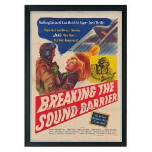  Breaking Through the Sound Barrier   Framed Movie Poster 