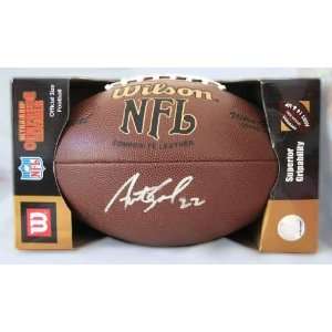 Asante Samuel Autographed Football   Composite   Autographed Footballs 