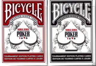 BICYCLE WSOP WORLD SERIES OF POKER PLAYING CARDS!!!  