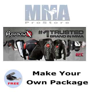 HAYABUSA Gloves+Shin Guards+Optional Fight Gear Package  