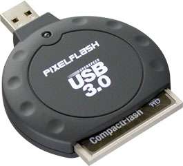 PIXELFLASH USB 3.0 2.0 UDMA CompactFlash CF Card Reader  