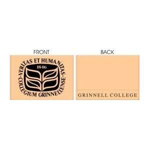  Wood   BUSINESS FLIP CARD BOX MAPLE SEAL GRINNELL COLLEGE 