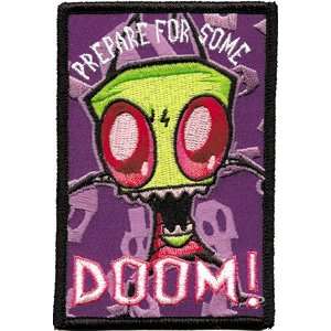 Invader Zim Prepare For Doom Logo Cartoon Patch M94